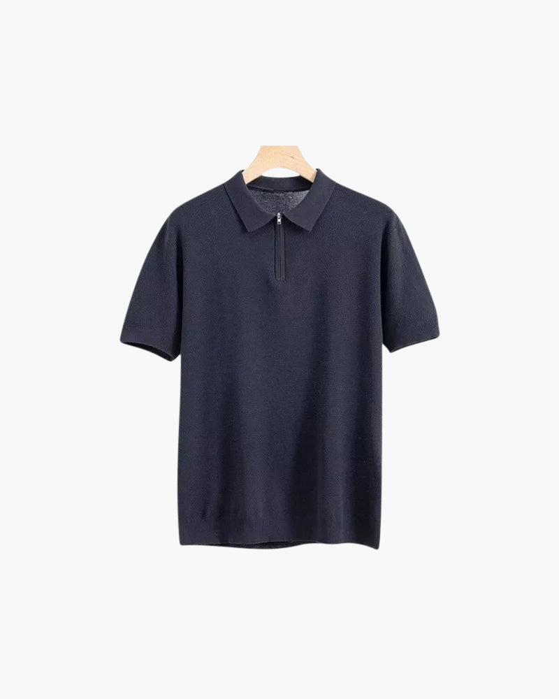 Hierro | Polo con cremallera