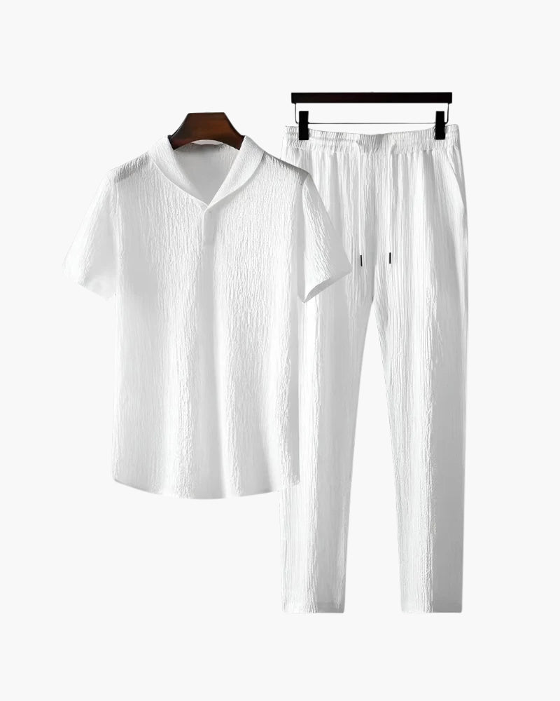 Benidorm | Conjunto de Polo de Algodón y Pantalones