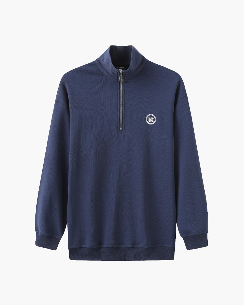 Duna | Sudadera de Algodón con Cierre de Cremallera