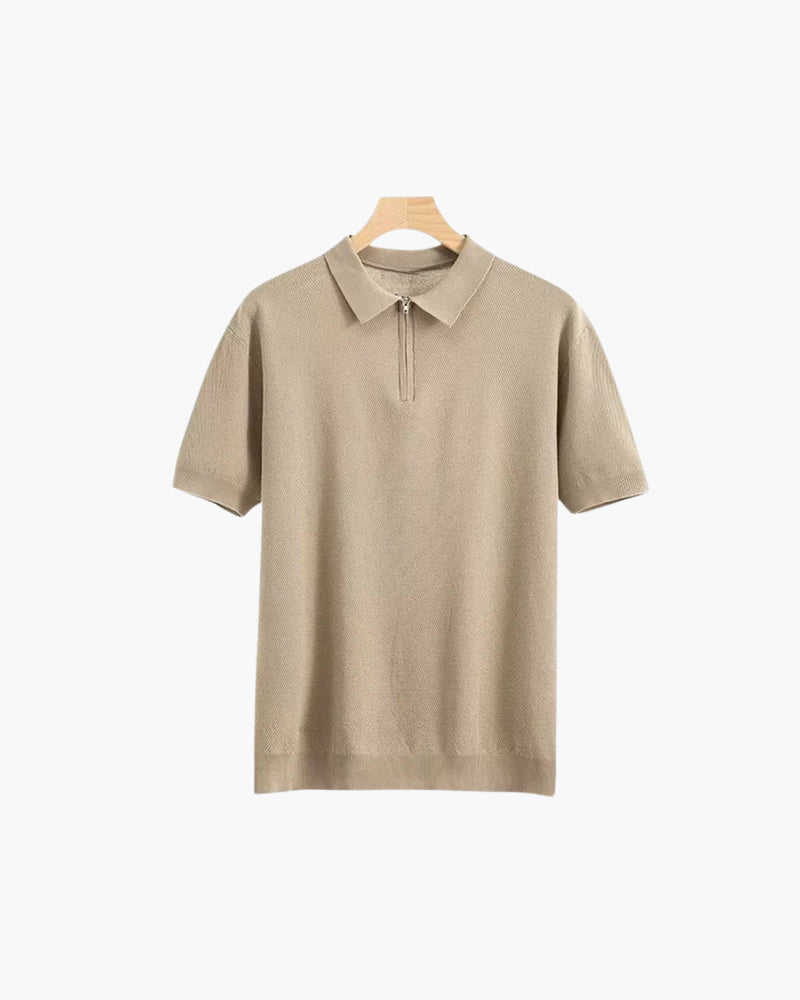 Hierro | Polo con cremallera