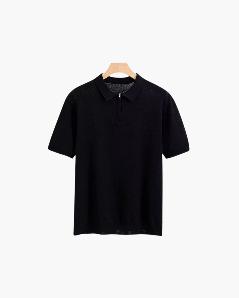 Hierro | Polo con cremallera