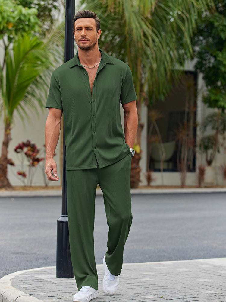 Melilla | Conjunto de Camisa de Corte Suelto