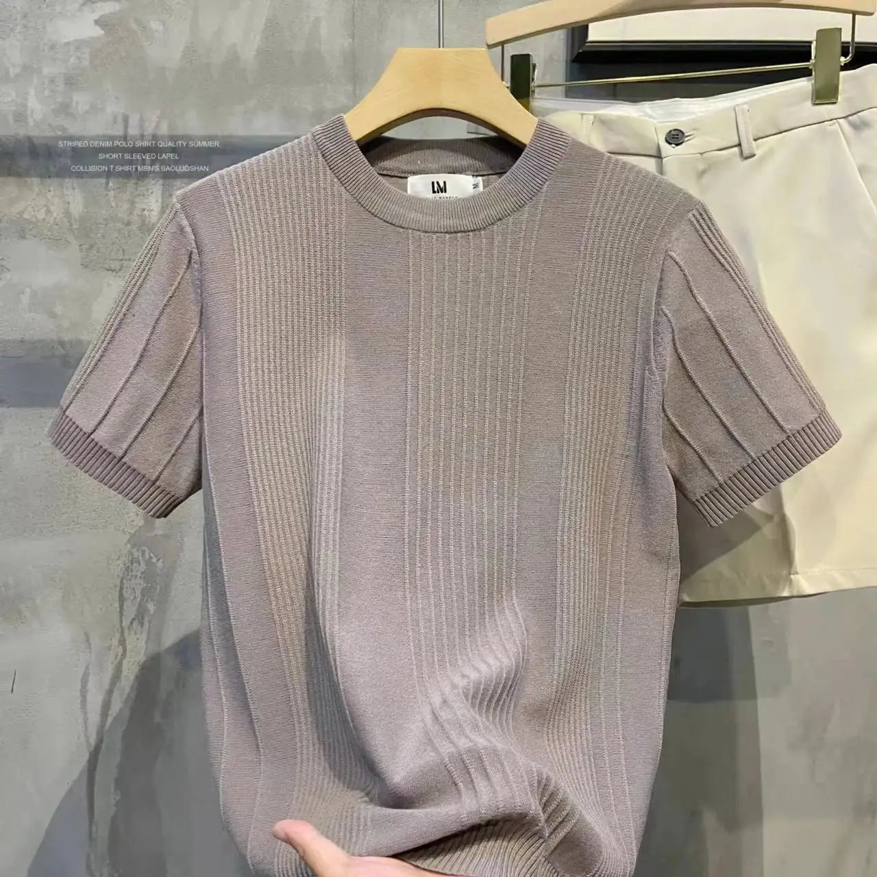 Lugo | Camiseta de Rayas de Punto