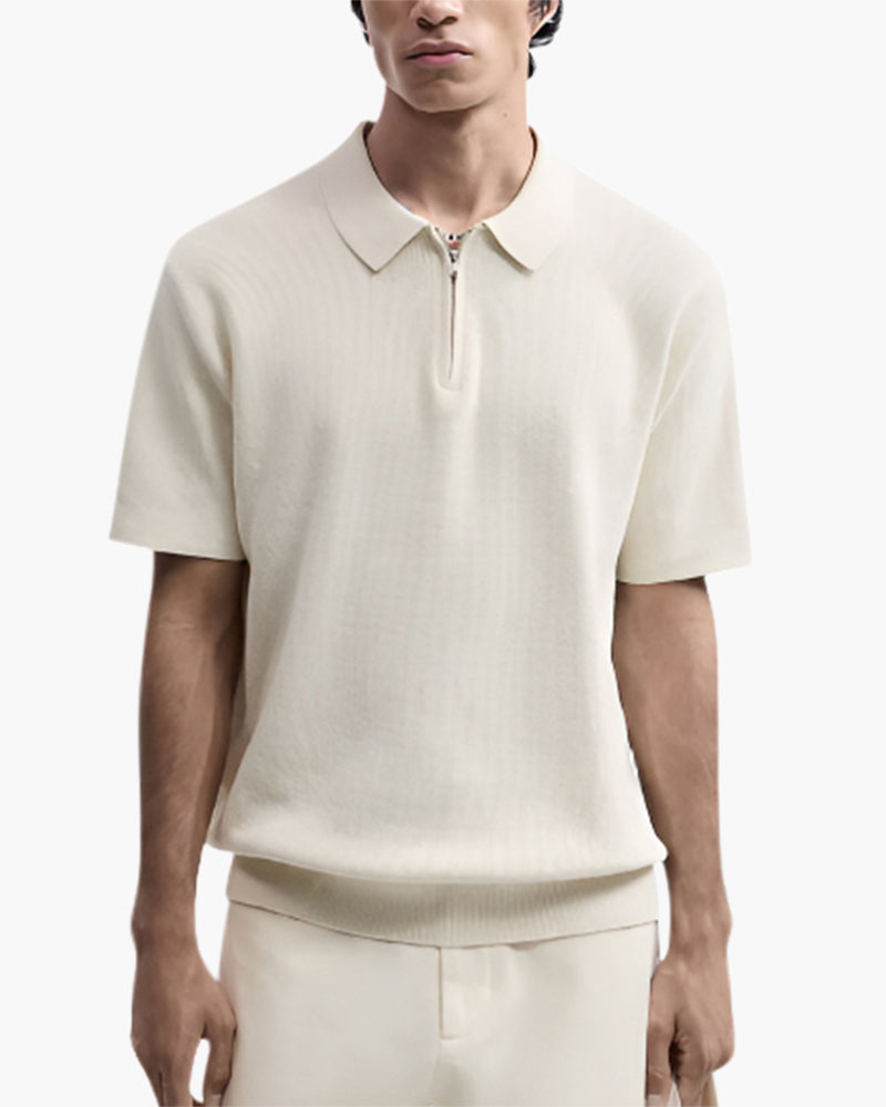 Hierro | Polo con cremallera